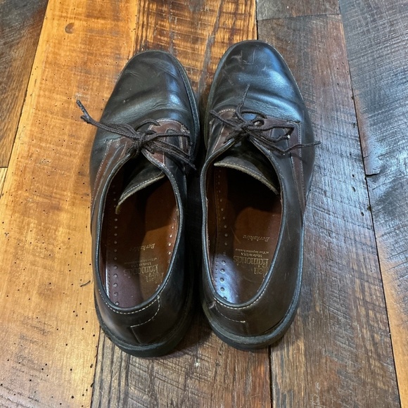 Allen Edmonds Berkshire Derby Shoes Men’s 11 Brown Leather Made in USA - Picture 4 of 11